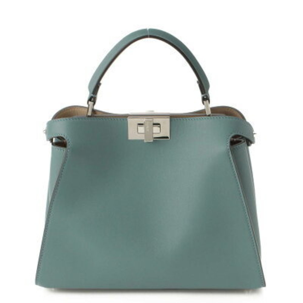Fendi Peekaboo Essential Handbag Pale Blue